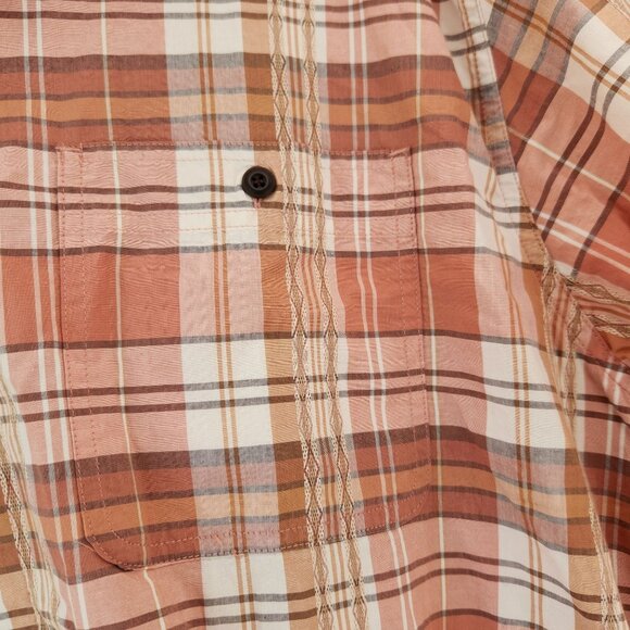 Frye and Co. Men's Short Sleeve Button Down Plaid Shirt Western Cowboy 3XL - Picture 4 of 7